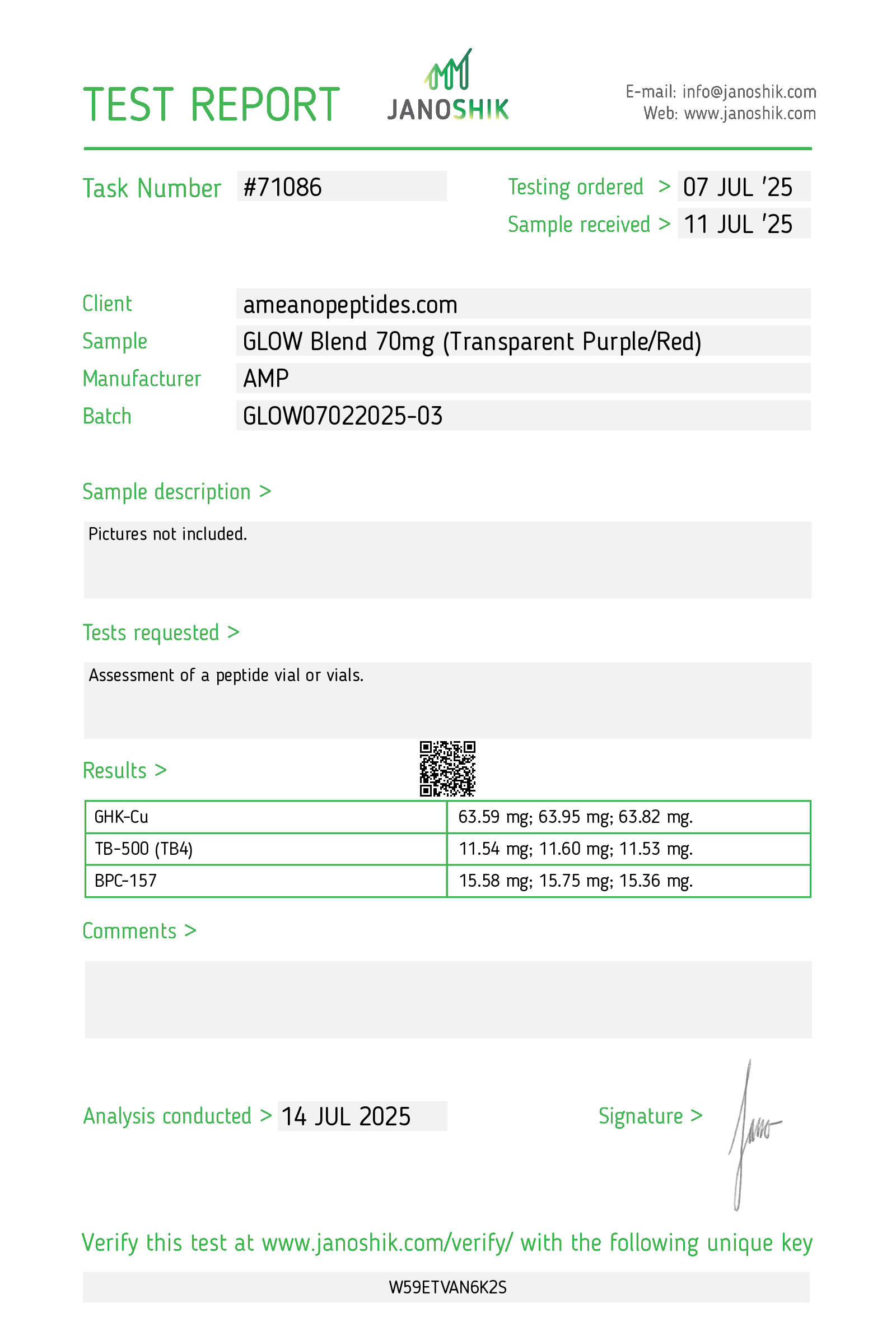 GLOW Blend 70mg - Image 2